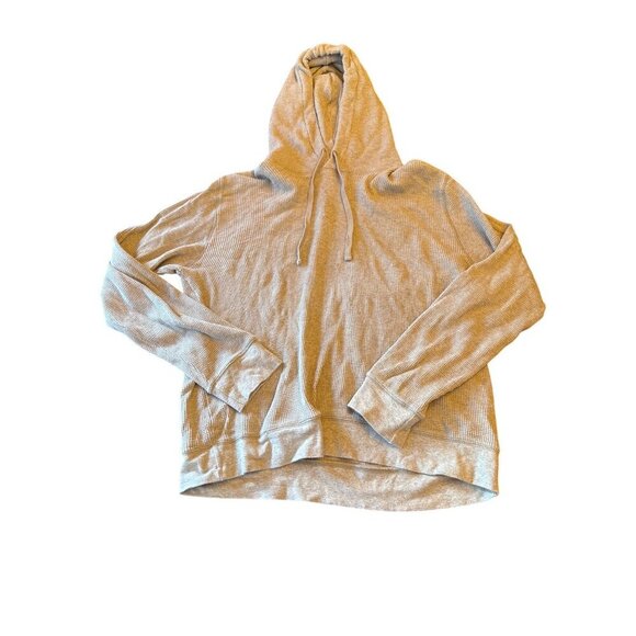 Everlane Waffle Knit Organic Cotton Hoodie Sweater L - Picture 1 of 6